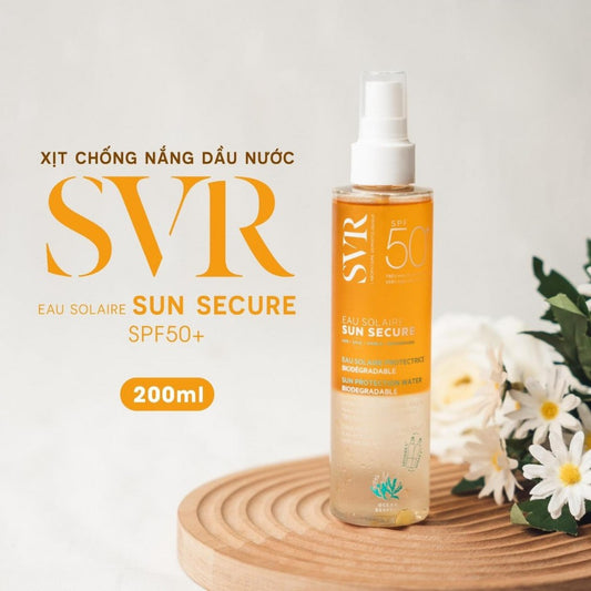 Xịt Chống Nắng SVR Eau Solaire Sun Secure Có Khả Năng Chống Nắng Rất Cao Spf50+ Pháp 200ml