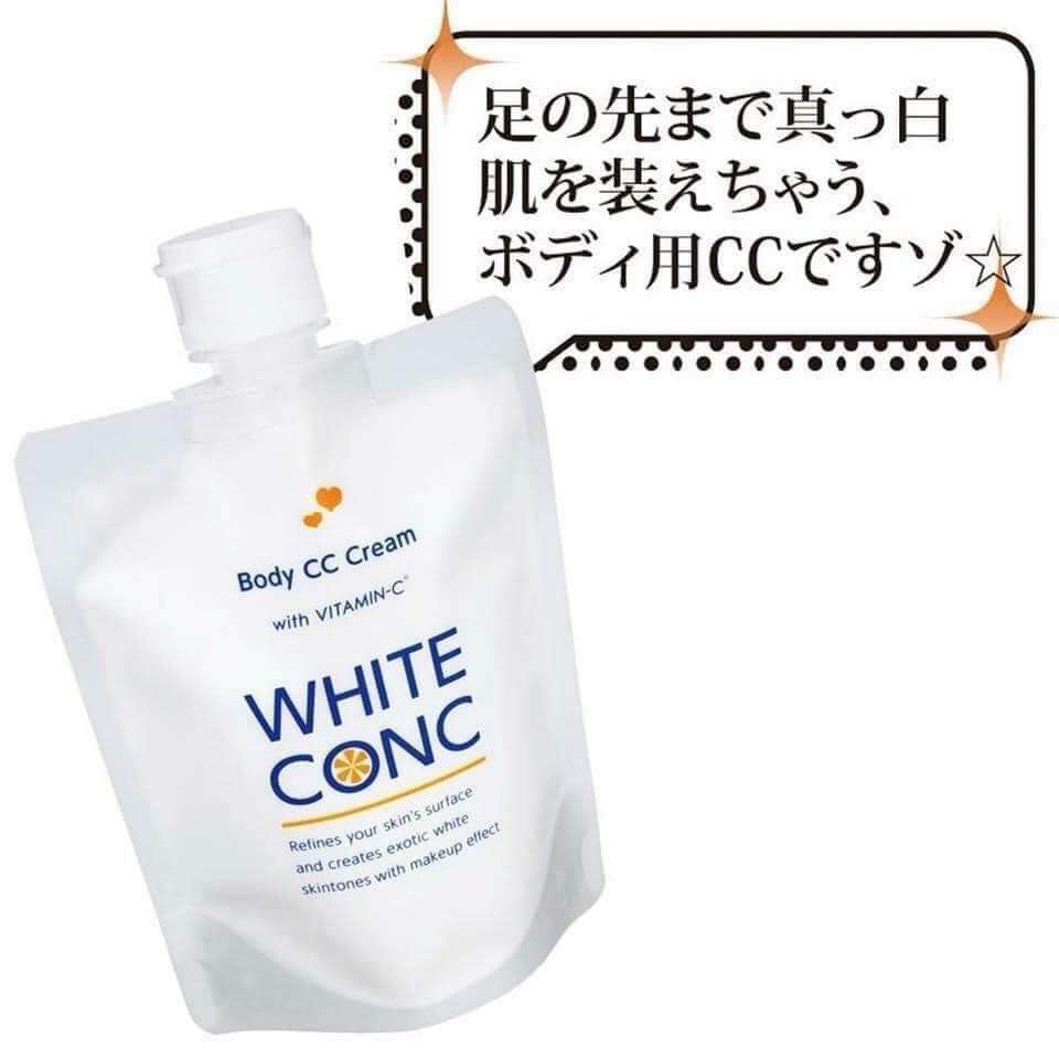 Sữa Dưỡng Thể Trắng Da White Conc White Cc Cream Nhật Bản 200g