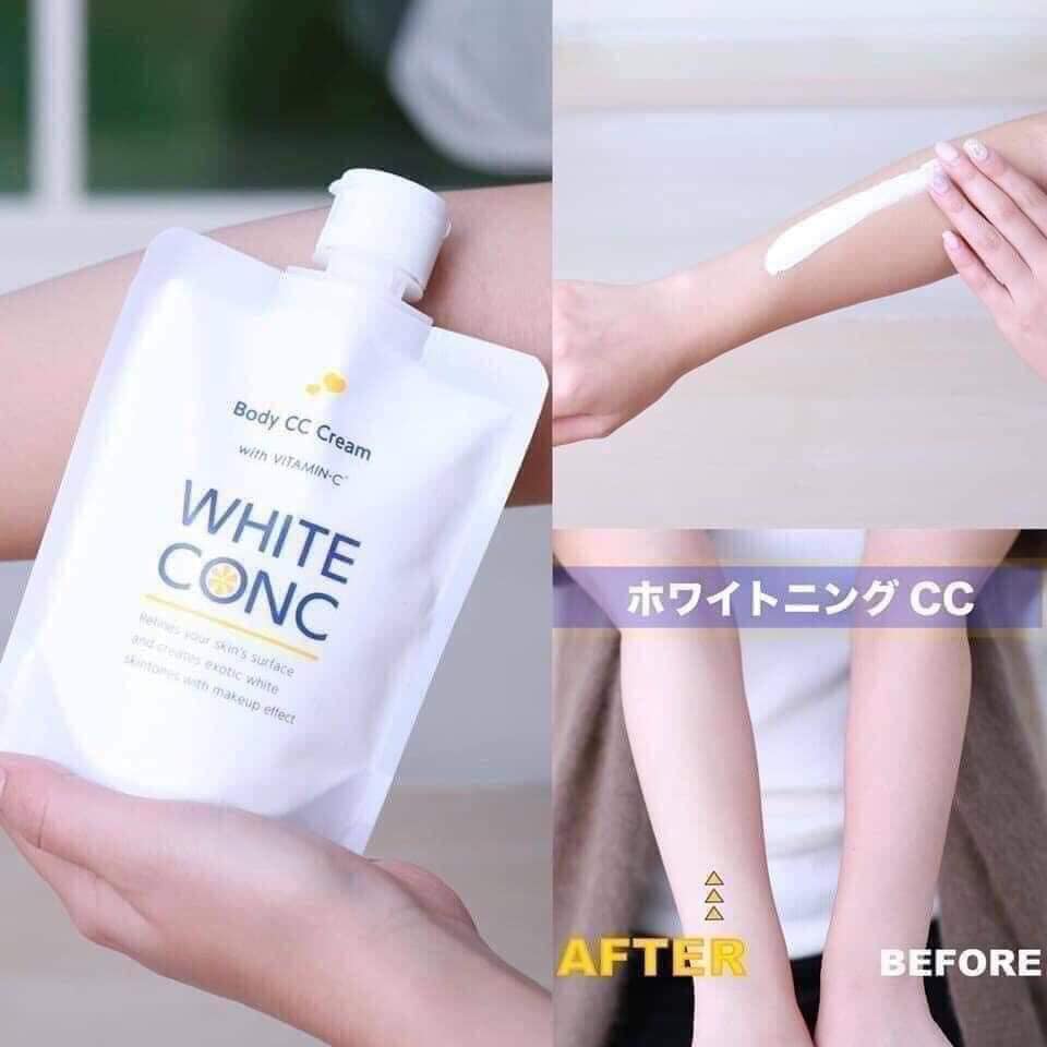 Sữa Dưỡng Thể Trắng Da White Conc White Cc Cream Nhật Bản 200g