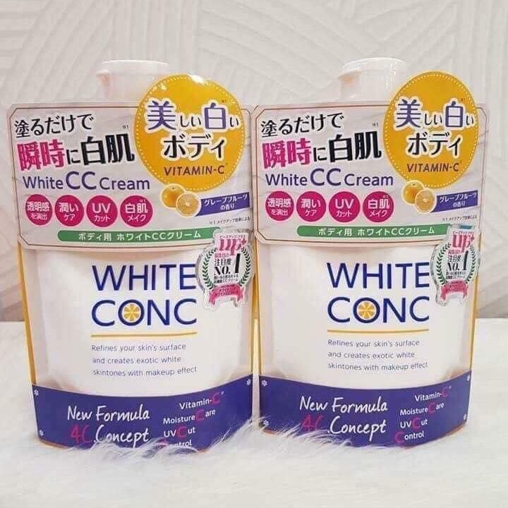 Sữa Dưỡng Thể Trắng Da White Conc White Cc Cream Nhật Bản 200g