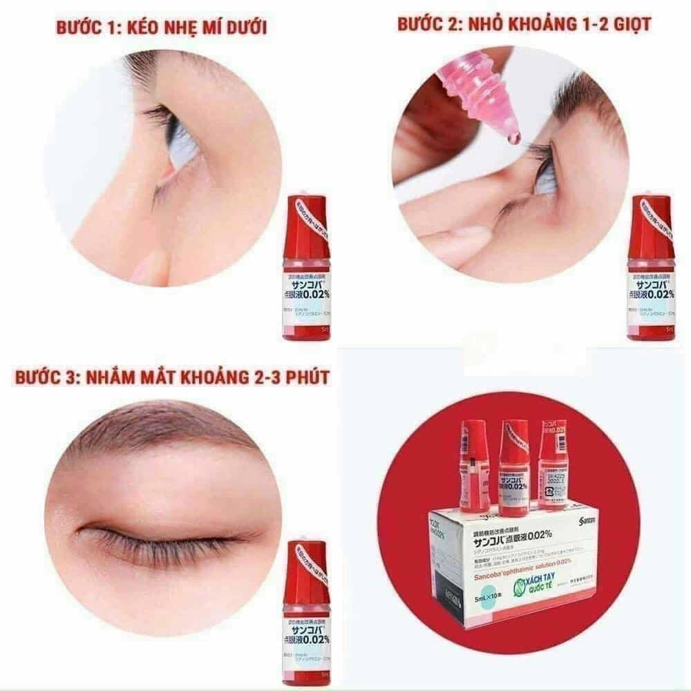 Nhỏ Mắt Sancoba Nhật Bản Chống Cận Thị 5ml