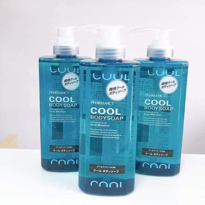 Sữa Tắm Cool Pharmaact Cho Nam Nhật Bản 600ml